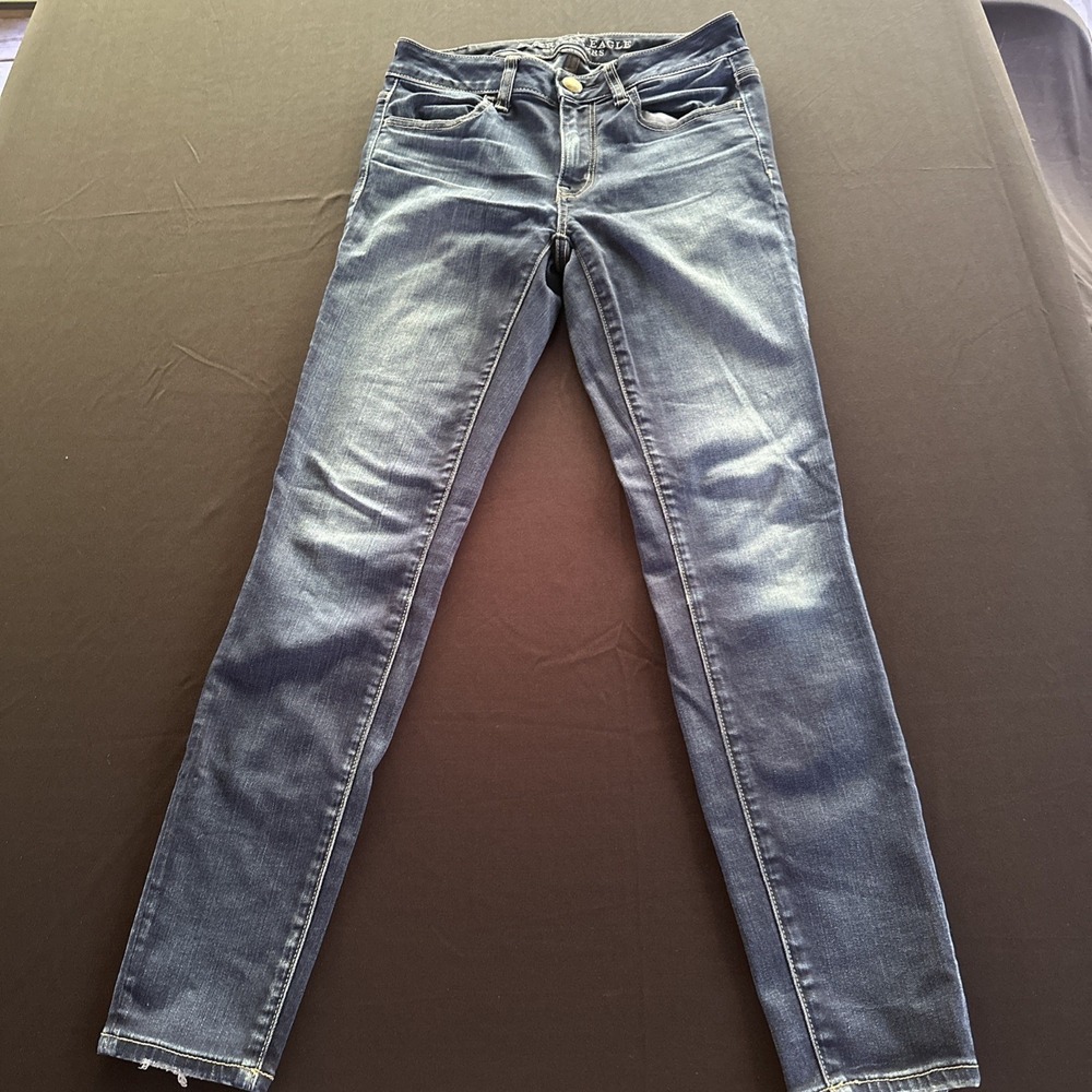 American Eagle Super Stretch Jegging Jeans Dark Wash Size 4 Short Denim